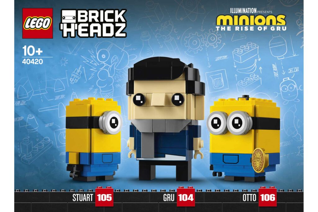 LEGO 40420 BrickHeadz Gru, Stuart en Otto - Afbeelding 11