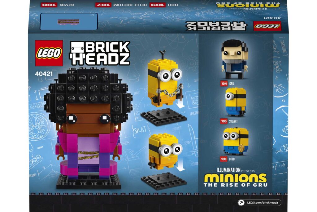 LEGO 40421 BrickHeadz Belle Bottom, Kevin en Bob - Afbeelding 3