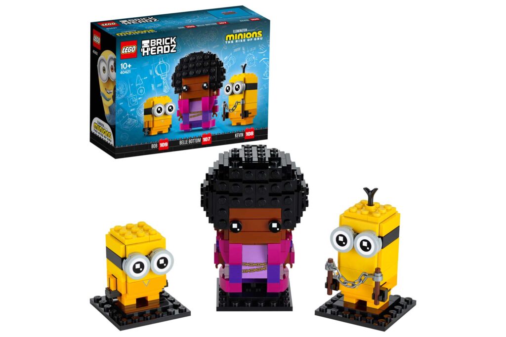 LEGO 40421 BrickHeadz Belle Bottom, Kevin en Bob - Afbeelding 5