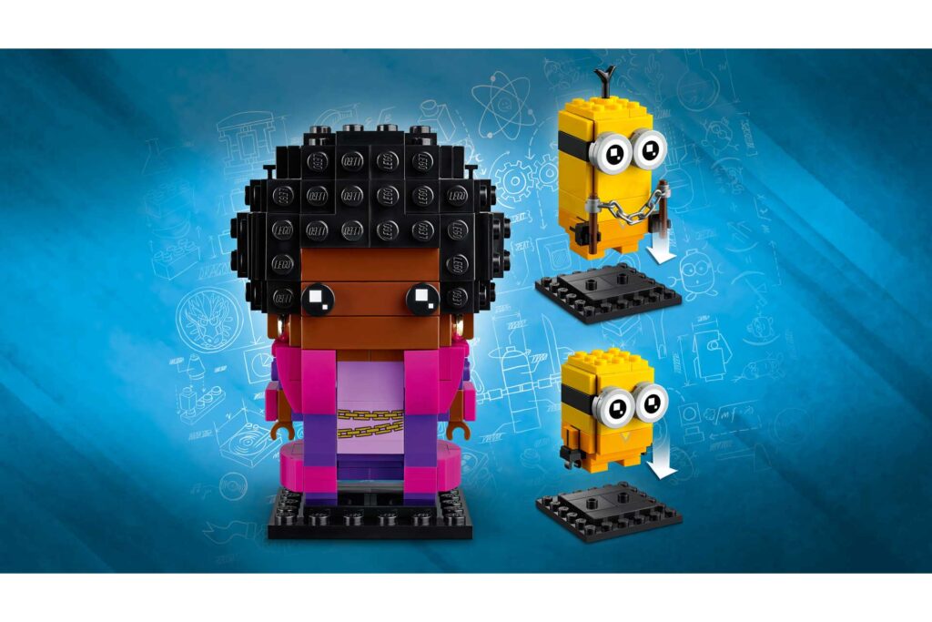 LEGO 40421 BrickHeadz Belle Bottom, Kevin en Bob - Afbeelding 9
