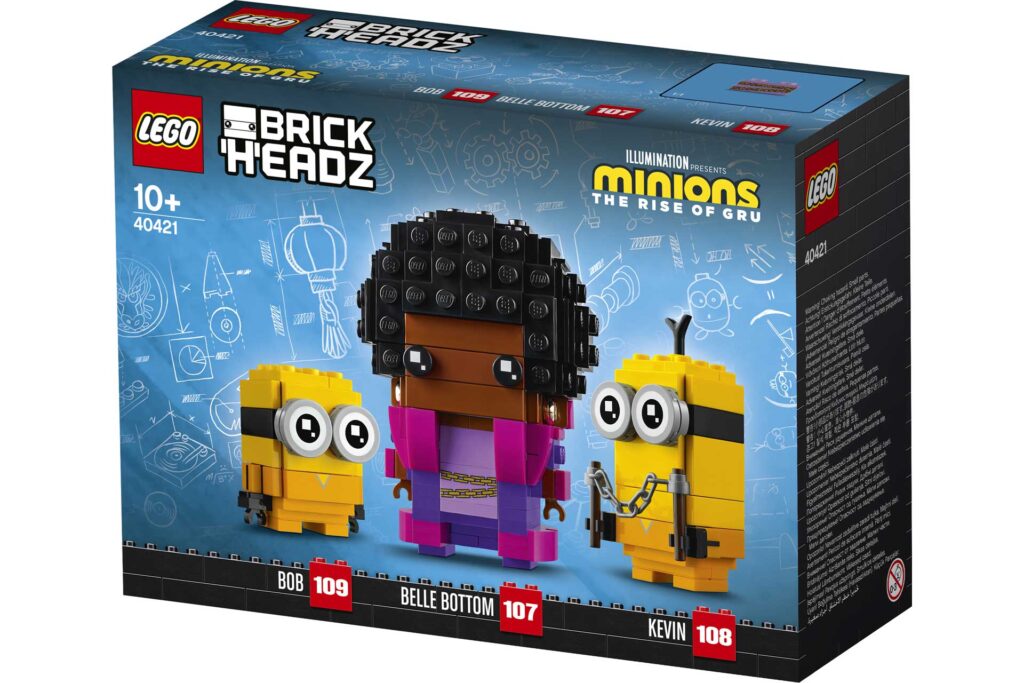 LEGO 40421 BrickHeadz Belle Bottom, Kevin en Bob - Afbeelding 11