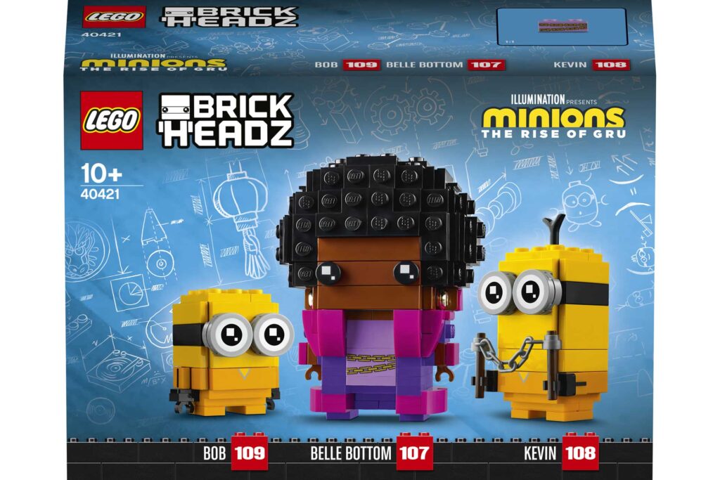 LEGO 40421 BrickHeadz Belle Bottom, Kevin en Bob - Afbeelding 13