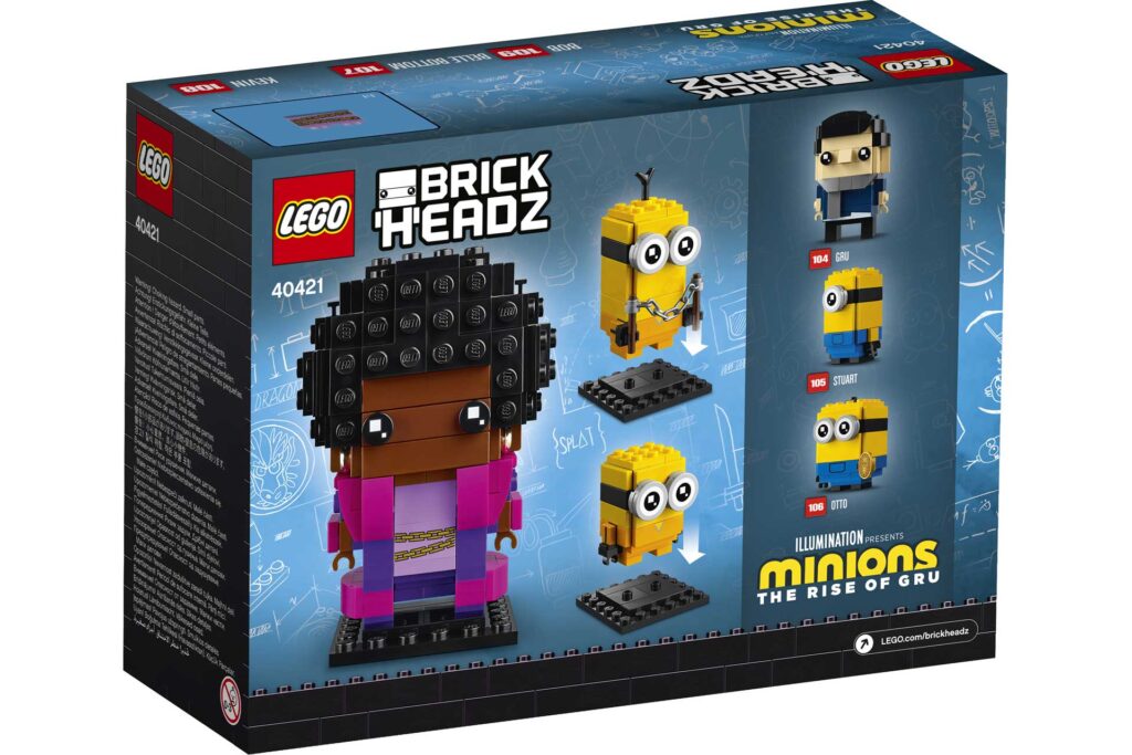 LEGO 40421 BrickHeadz Belle Bottom, Kevin en Bob - Afbeelding 2