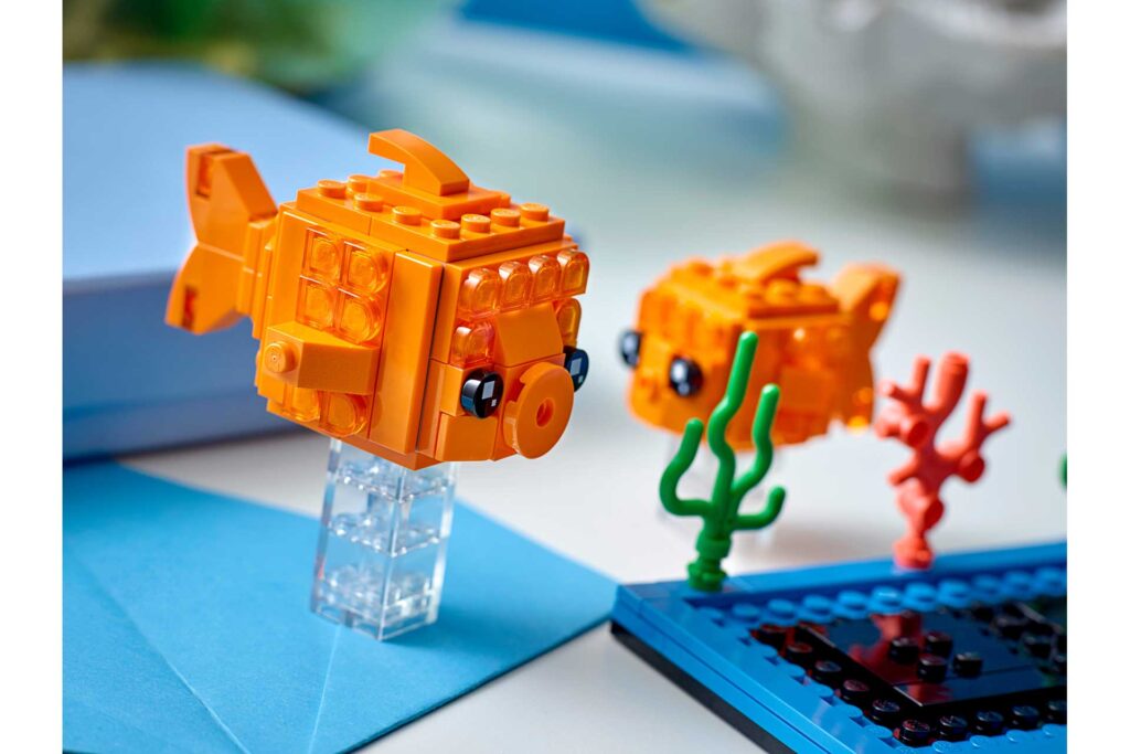 LEGO 40442 BrickHeadz Goudvis - Afbeelding 4