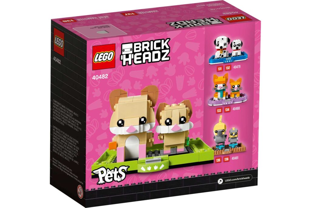 LEGO 40482 BrickHeadz Hamster - Afbeelding 4