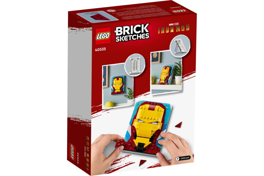 LEGO 40535 Brick Sketches Iron Man - Afbeelding 6