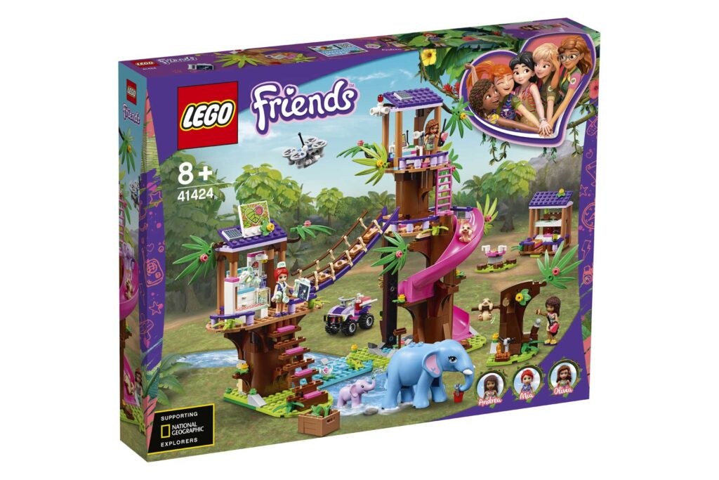 LEGO 41424 Friends Jungle reddingsbasis