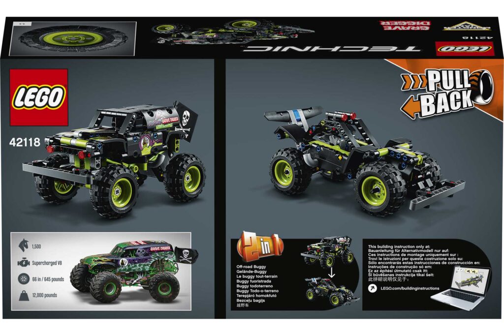 Lego 42118 Technic Monster Jam Grave Digger - Afbeelding 9