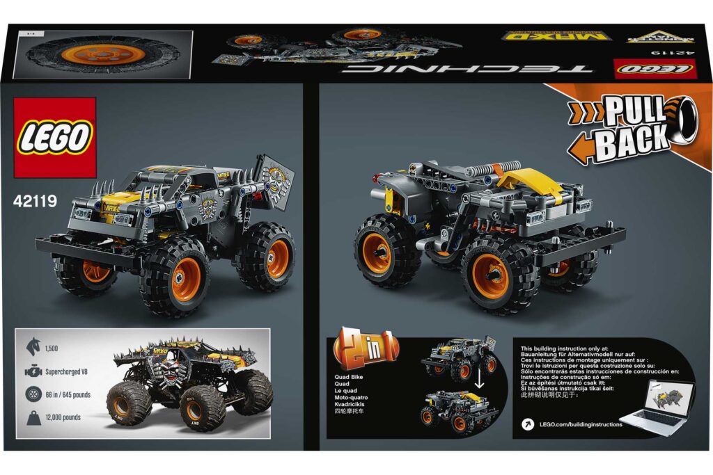 LEGO 42119 Technic Monster Jam Max-D - Afbeelding 3