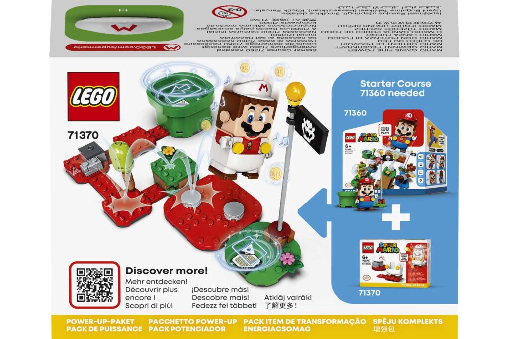 LEGO 71370 Super Mario Power-uppakket: Vuur-Mario - Afbeelding 6