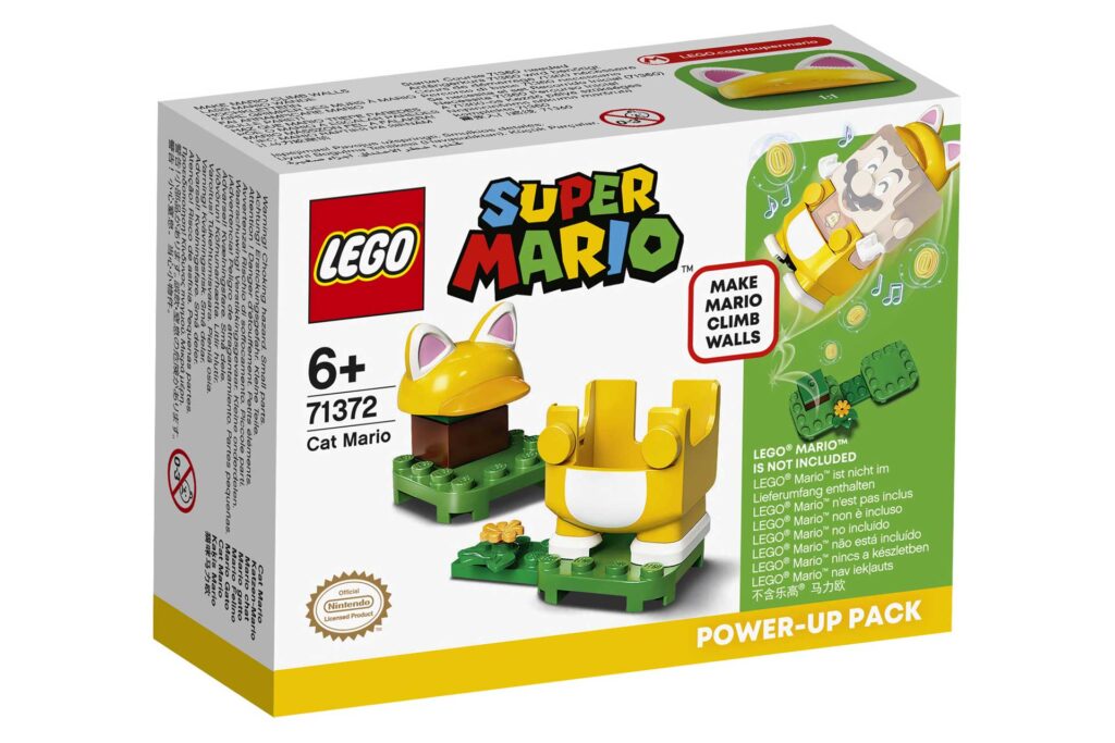 LEGO 71372 Super Mario Power-uppakket: Kat-Mario