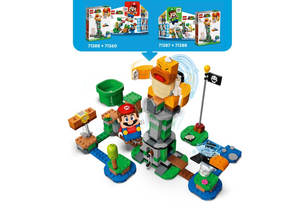 LEGO 71388 - Super Mario Uitbreidingsset: Eindbaasgevecht op de Sumo Bro-toren - Afbeelding 6