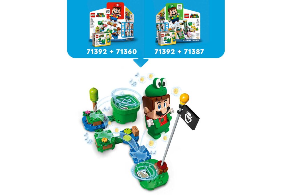 LEGO 71392 - Super Mario Power-uppakket: Kikker-Mario - Afbeelding 6