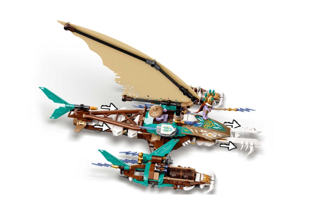 LEGO 71748 NINJAGO Catamaran zeeslag - Afbeelding 5