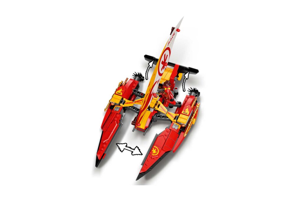 LEGO 71748 NINJAGO Catamaran zeeslag - Afbeelding 4