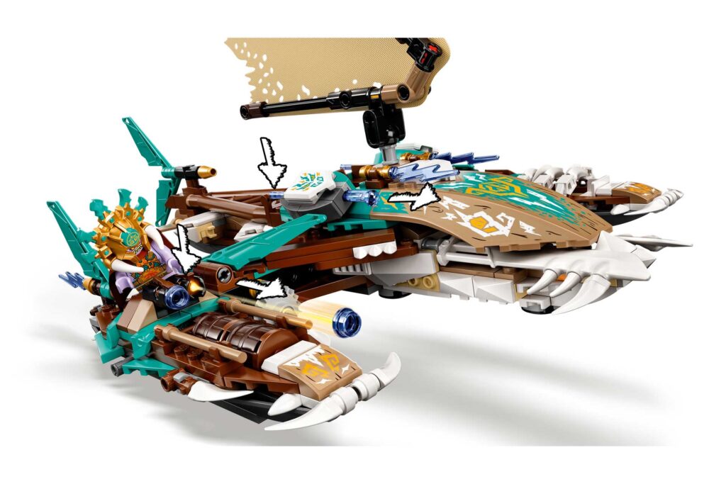 LEGO 71748 NINJAGO Catamaran zeeslag - Afbeelding 3