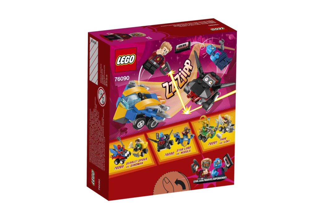 Lego 76090 Marvel Mighty Micros: Star-Lord vs. Nebula - Afbeelding 4