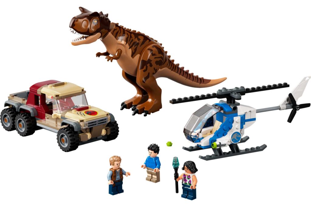 LEGO 76941 Jurassic World Achtervolging van dinosaurus Carnotaurus - Afbeelding 2