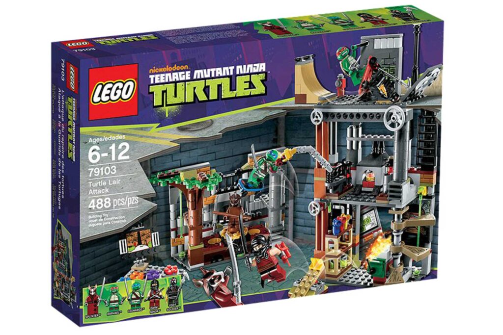 LEGO 79103 Teenage Mutant Ninja Turtles Aanval Op De Turtle Schuilplaats