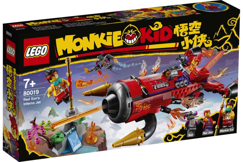 LEGO 80019 Monkie Kid Red Son's helvliegtuig