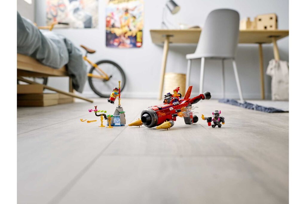 LEGO 80019 Monkie Kid Red Son's helvliegtuig - Afbeelding 3