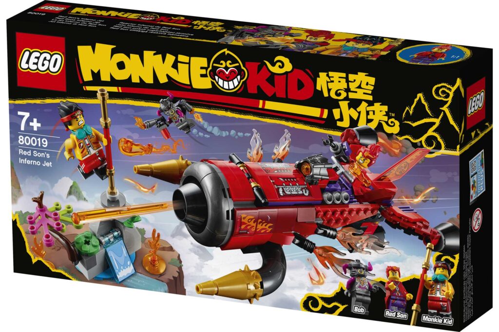 LEGO 80019 Monkie Kid Red Son's helvliegtuig - Afbeelding 4