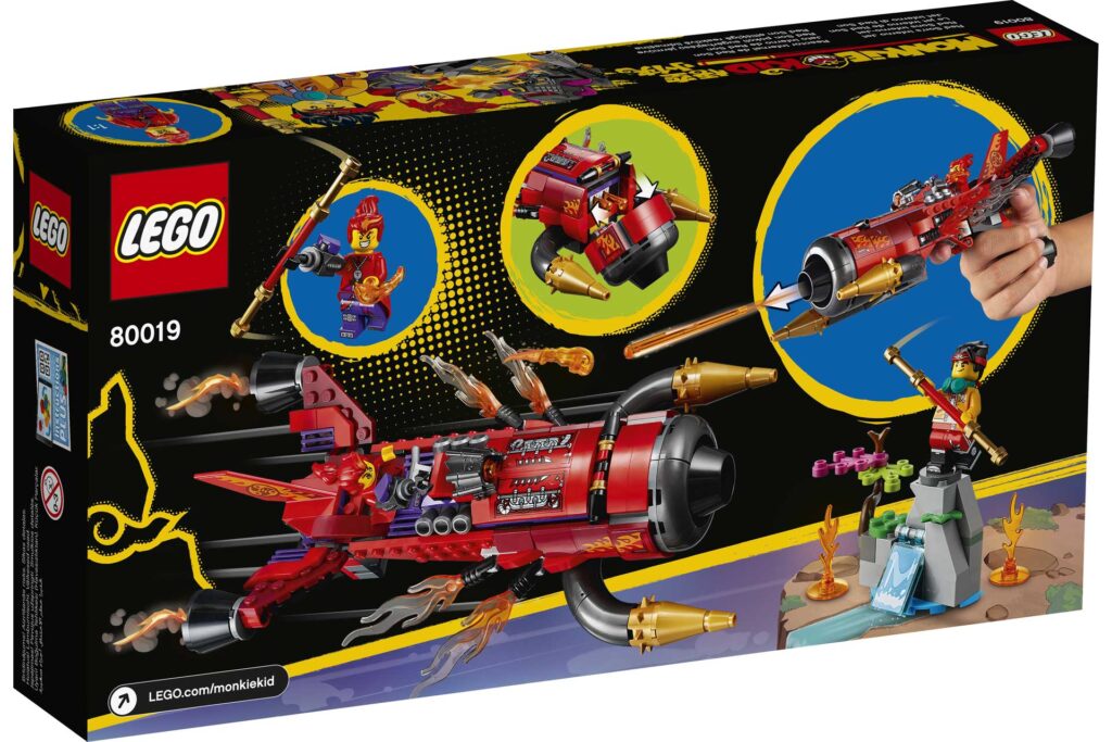 LEGO 80019 Monkie Kid Red Son's helvliegtuig - Afbeelding 8