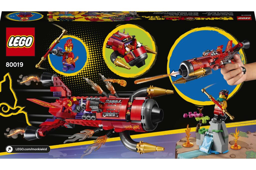 LEGO 80019 Monkie Kid Red Son's helvliegtuig - Afbeelding 7