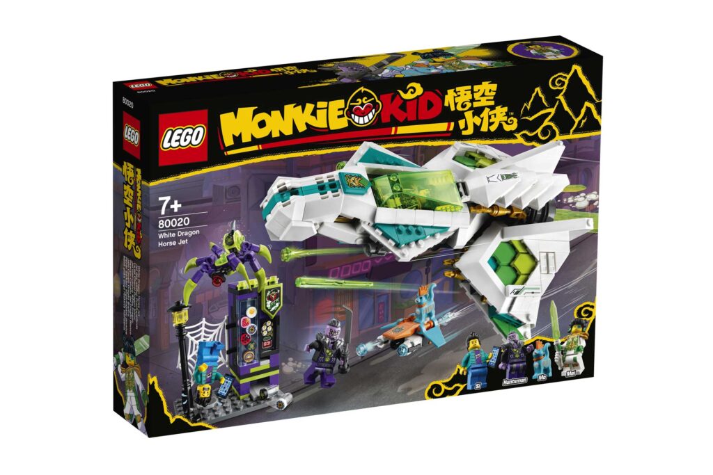 LEGO 80020 Monkie Kid Witte draak paardenvliegtuig