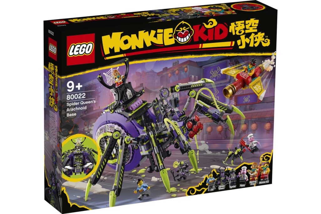 LEGO 80022 Monkie Kid Arachnide basis van de spinnenkoningin