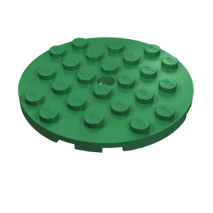 11213 - Plate, Round 6 x 6 with Hole
