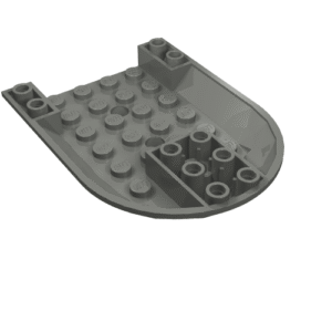 11295 - Aircraft Fuselage Forward Bottom Curved 6 x 8