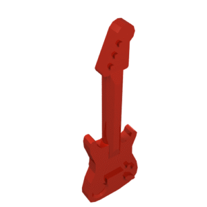 11640 - Minifigure, Utensil Musical Instrument, Guitar Electric