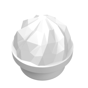 15470 - Plate, Round 1 x 1 with Vertical Swirl / Twist