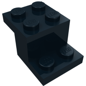 18671 - Bracket 3 x 2 x 1 1/3 with Bottom Tube