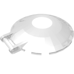 18675 - Dish 6 x 6 Inverted with Bar Handle