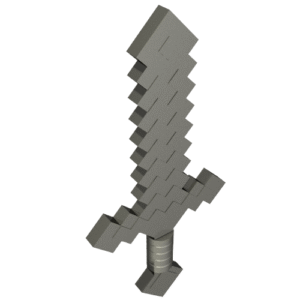 18787 - Minifigure, Weapon Sword Pixelated (Minecraft)