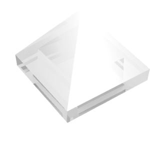 22388 - Slope 45 1 x 1 x 2/3 Quadruple Convex Pyramid