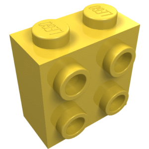22885 - Brick, Modified 1 x 2 x 1 2/3 with Studs on Side