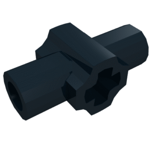 24122 - Technic, Axle Connector Hub with Two Bar Holders Perpendicular (Lightsaber Hilt)