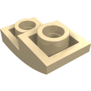 24201 - Slope, Curved 2 x 1 x 2/3 Inverted