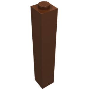 2453b - Brick 1 x 1 x 5 - Solid Stud