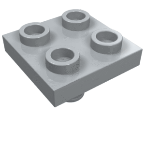 2476 - Plate, Modified 2 x 2 with Pin on Bottom