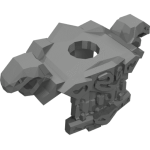 25110 - Minifigure Armor Breastplate with Snakes on Collar and Belt, Chain Mail, Shoulder Pads with Snake Heads and 1 Stud on Back
