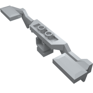 2871b - Train Motor 9V Decorative Side with Open Hub Points (fits RC Train Motor) - Stepped Ends