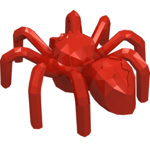 29111 - Spider with Elongated Abdomen