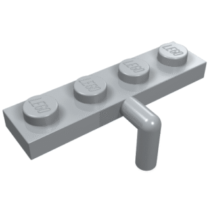 30043 - Plate, Modified 1 x 4 with Bar Arm Down