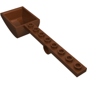 30275 - Plate, Modified 1 x 8 with Pin Hole and Bucket (Catapult)