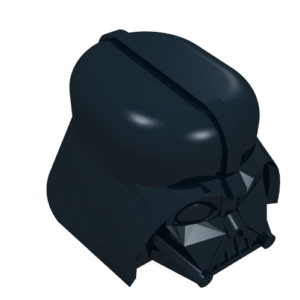 30368 - Minifigure, Headgear Helmet SW Darth Vader - One Piece