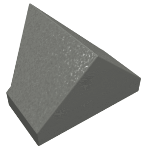 3049c - Slope 45 2 x 1 Double / Inverted with Bottom Stud Holder